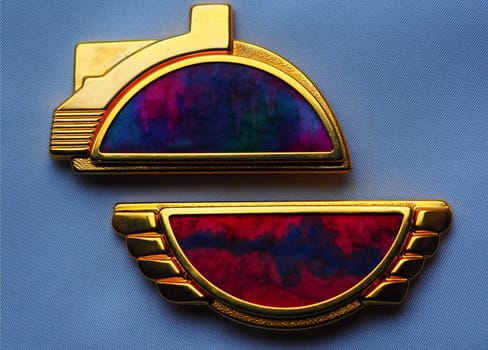 Silk brooches