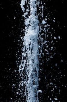 Beautiful freezed motion in life of h20 fluid. Outburst power splashes from bottom to top. Healthy method to prevent climate change.