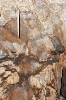 Stalactite cave - natural creation of the beautiful and bizarre stalactite formations