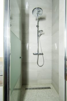 Russia, Moscow- May 12, 2018: interior room apartment. standard repair decoration in hostel. bathroom and toilet
