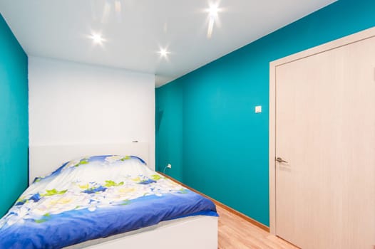 Russia, Moscow- May 14, 2018: interior room apartment. standard repair decoration in hostel