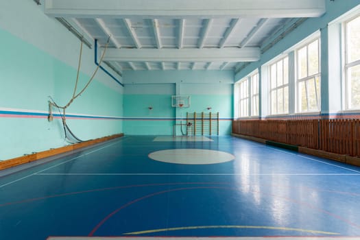 Anapa, Russia - October 5, 2019: The general plan of the large gym