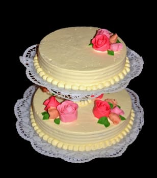 wedding cream cake