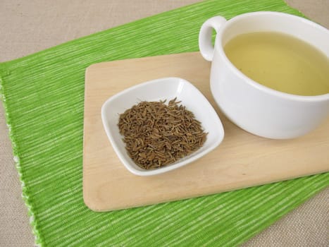 Tea with caraway seeds