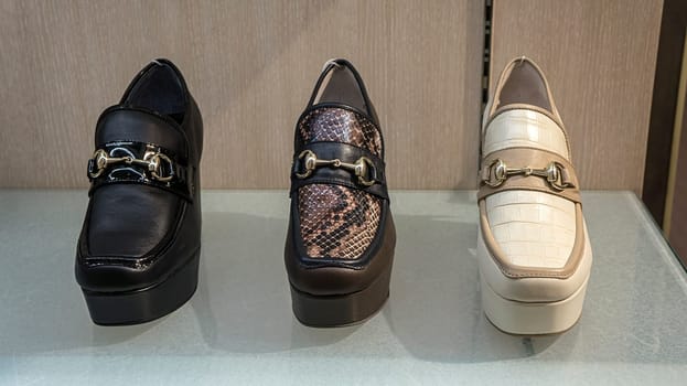 platform shoe female fashion leather single model