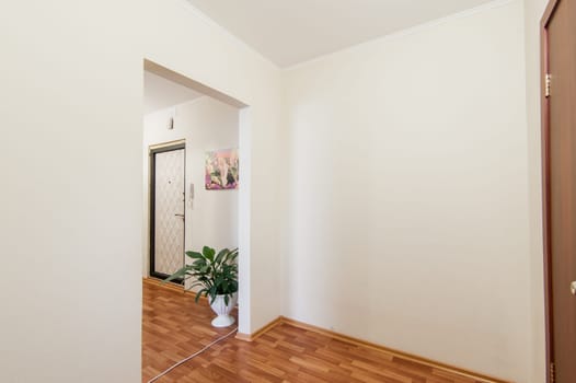 Russia, Moscow- May 17, 2019: interior room apartment. standard repair decoration in hostel