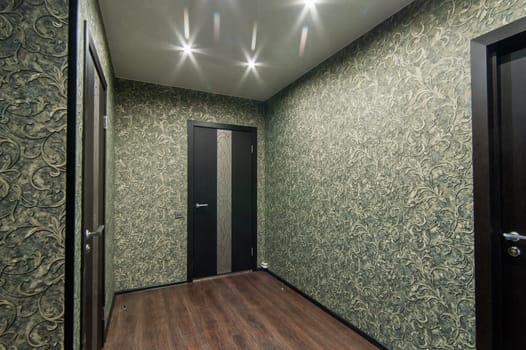 Russia, Moscow- May 17, 2019: interior room apartment. standard repair decoration in hostel