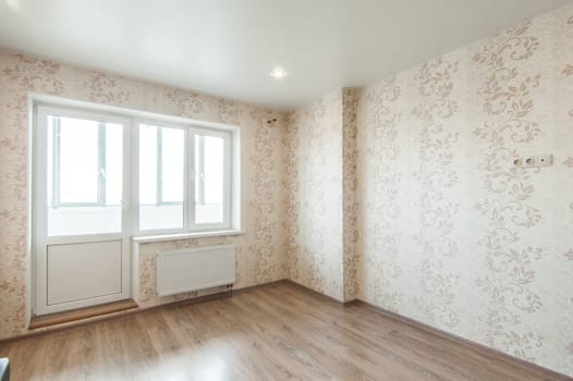 Russia, Moscow- May 20, 2019: interior room apartment. standard repair decoration in hostel