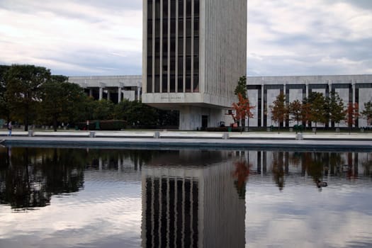 Governmental reflections on Empire State Plaza in Albany