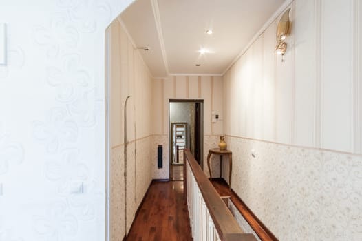 Russia, Moscow- May 20, 2019: interior room apartment. standard repair decoration in hostel. townhouse