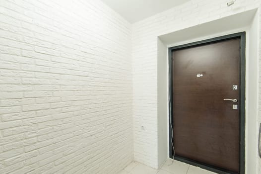 Russia, Moscow- May 20, 2019: interior room apartment. standard repair decoration in hostel. room doors, repair