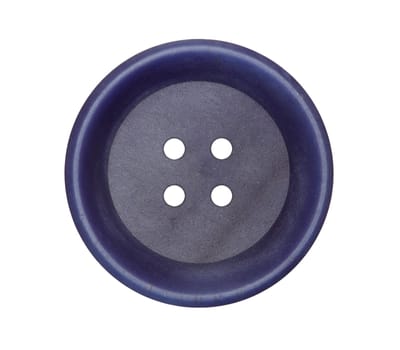 Detail of the button isolated on white background