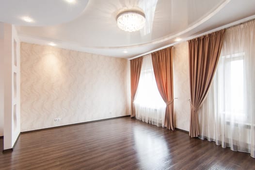 Russia, Moscow- May 21, 2019: interior room apartment. standard repair decoration in hostel. townhouse