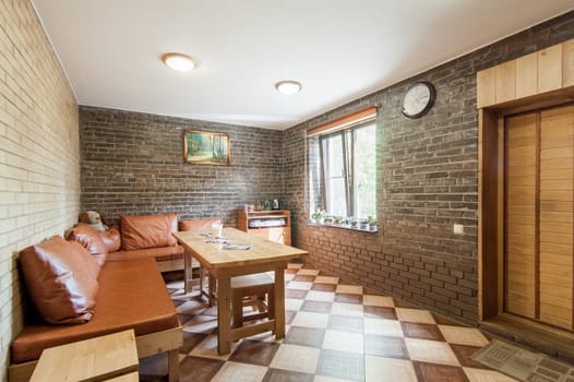 Russia, Moscow- May 29, 2019: interior room apartment. standard repair decoration in hostel