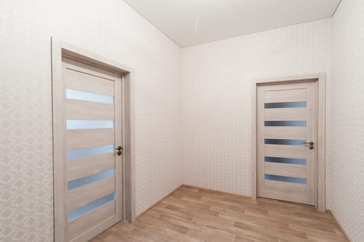 Russia, Moscow- May 29, 2019: interior room apartment. standard repair decoration in hostel