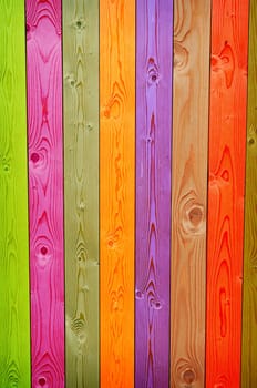 Colorful wooden texture with space for text or image
