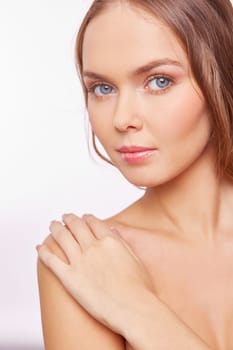 Charming girl looking at camera