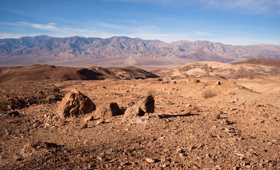 Beautiful day in Death Valley California Desert