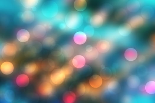 Abstract fresh vivid colorful fantasy rainbow background texture with smooth rays and defocused bokeh lights. Beautiful colorful pastel texture.