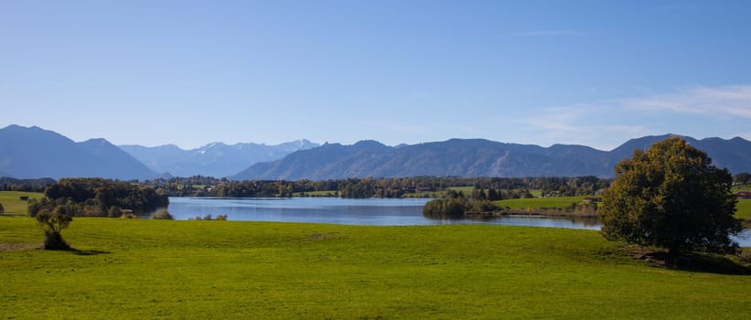 Riegsee in Oberbayern bei Murnau