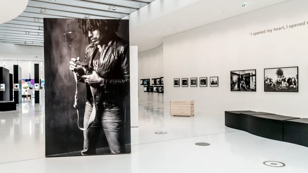 GERMANY, WETZLAR, 06 JULY 2019, Headquarters of the Leica Camera Company, opened in 2014, interior galleries