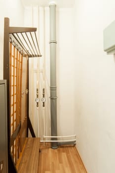 Russia, Moscow- June 05, 2019: interior room apartment. standard repair decoration in hostel