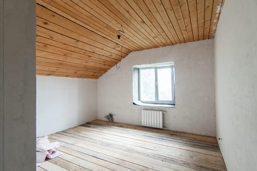 Russia, Moscow- June 05, 2019: interior room apartment. standard repair decoration in hostel