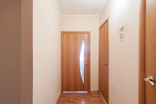 Russia, Moscow- June 05, 2019: interior room apartment. standard repair decoration in hostel