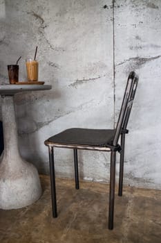 Minimal styled furniture set in the coffee shop, stock photo