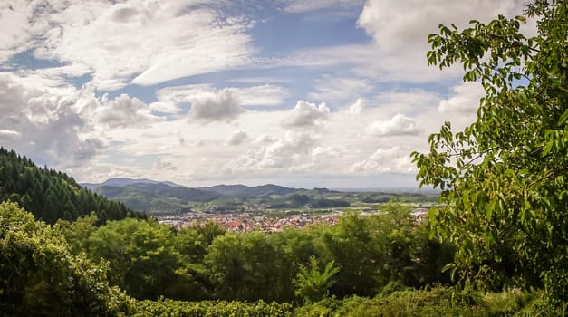 Viewpoint near Oppenau in Germany Black Forest