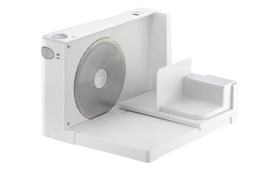 A food slicer isolated on white with clipping path