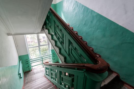 Russia, Moscow- June 11, 2019: interior room apartment. standard repair decoration in hostel