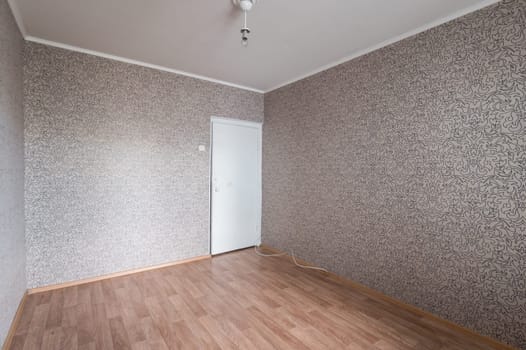 Russia, Moscow- June 11, 2019: interior room apartment. standard repair decoration in hostel