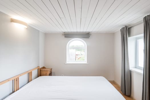 Russia, Moscow- June 11, 2019: interior room apartment. standard repair decoration in hostel