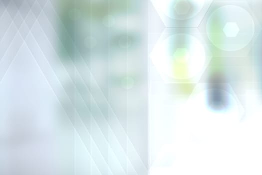 Abstract colorful light blue pastel delicate modern futuristic technology and business background texture with mixed geometrical figures. Beautiful business and science presentation backdrop.
