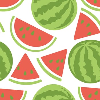 watermelon nature fruit green red sweet fresh illustration