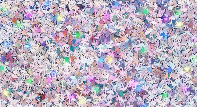 Real shiny umbrella shape shaped sparkles textured background
