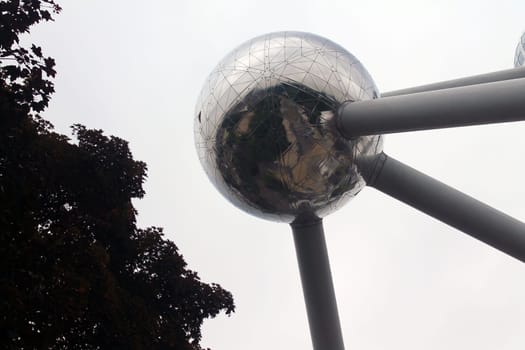 A sphere of the Atomium in Bruxelles