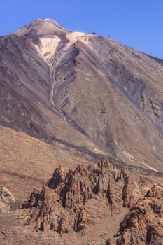 Volcano El Teide in The National Park of Las Canadas del Teide. Tenerife, Spain
