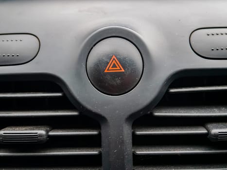 Button to turn on the emergency vehicle. Place for text. Transport.