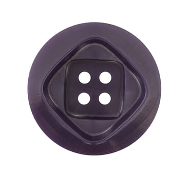 Detail of the button isolated on white background