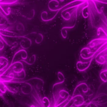 modern pattern of colored ornaments on a color background