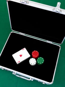 A close up shot of a card game