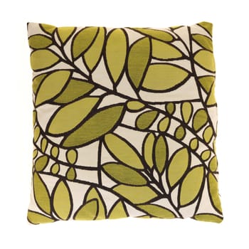 A close up shot of couch cushions