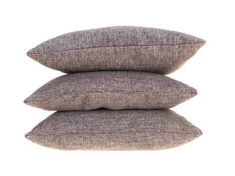 A close up shot of couch cushions