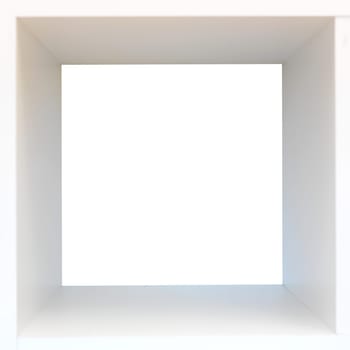 A conceptual image utilising a spall storage space