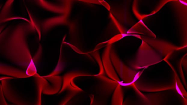Computer generated realistic background of weaving silver fabric, 3D rendering background