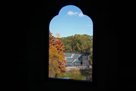 Central park theater from the Belvedere window