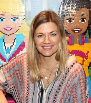 Nina Bott  at the MSC Grandiosa Naming Ceremony on November 09, 2019 in Hamburg, Germany