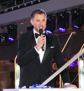 Jochen Schropp   at the MSC Grandiosa Naming Ceremony on November 09, 2019 in Hamburg, Germany